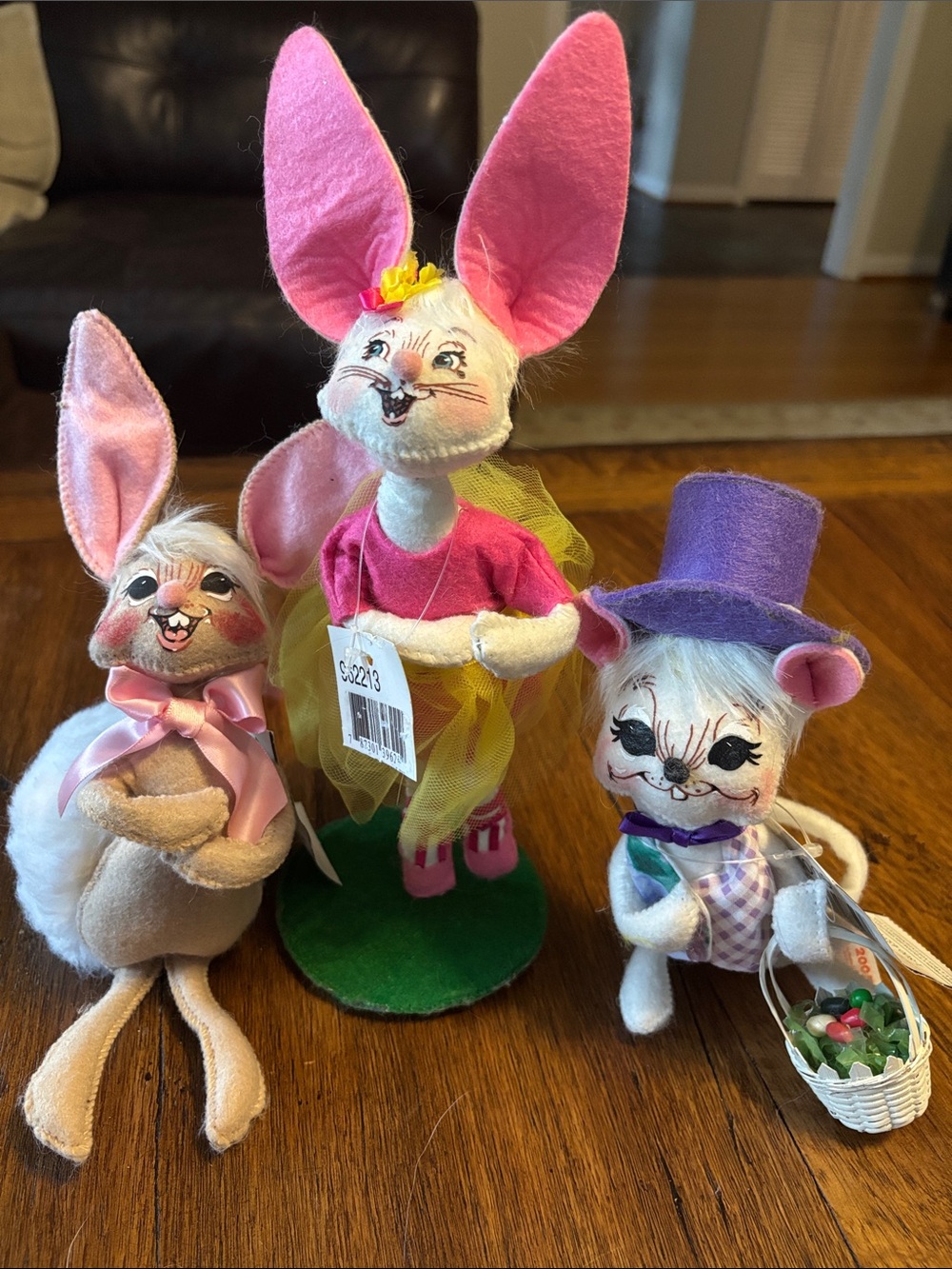 Annalee bundle of 3 - Easter Bunny Figurines
